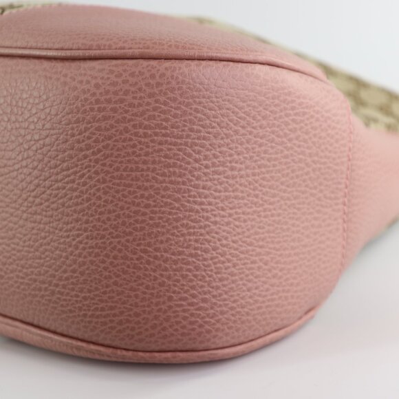 *NEW* Gucci GG Monogram Large Margaux Hobo Beige Soft Pink - Picture 11 of 16